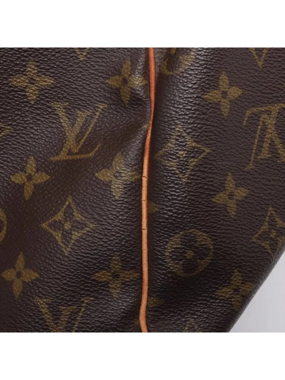 Louis Vuitton Monogram Keepall 50 Leather Boston Bag Tote Carry